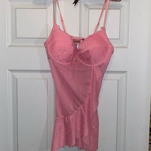 Sparkly pink teddy